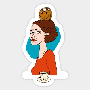 Fleabag drawing Sticker